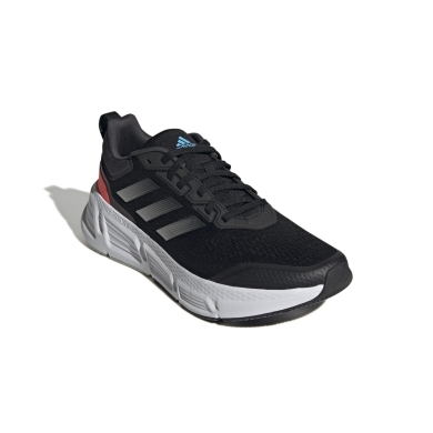 adidas Laufschuhe Questar (Freizeit) schwarz/grau/silber Herren